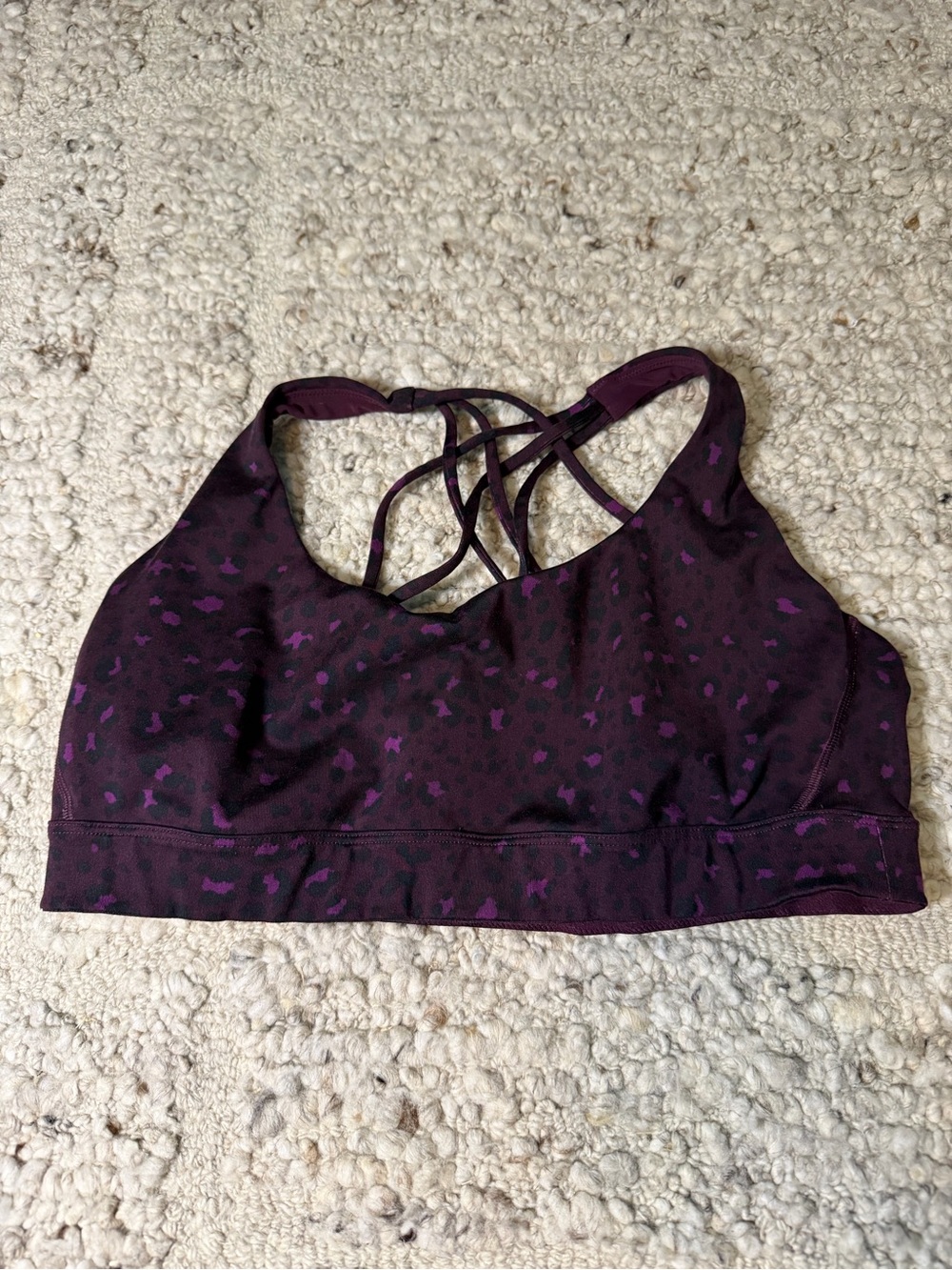 Victoria's Secret Plum Strappy Back Sports Bra